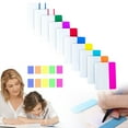 thumbnail image 1 of Offres du Livre! Onglets d'Index Adhésifs Pages 500 Pcs 2 Pouces Pages Colorées Inscriptibles Marqueurs Onglets de Fichiers Repositionnables Étiquettes Autocollants de Lecture pour Livres Carnet, 1 of 9