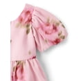 thumbnail image 2 of The Children's Place Toddler Girls Short Sleeve Chiffon Fit and Flare Dress, Sizes 12M-5T, 2 of 3