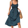 thumbnail image 3 of Julyccc Womens sleeveless Boho Sundress Summer Beach Bottons Maxi Dress, 3 of 4