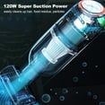 thumbnail image 4 of Aspiradora de mano, aspiradora de coche inalámbrica, eliminador de polvo portátil de 120 W Romacci Vacío de mano, 4 of 7