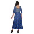 thumbnail image 4 of Moomaya Robes Tuniques pour Femmes Manches 3/4 Imprimées Kurti Tenue d'Été, 4 of 5