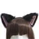 thumbnail image 2 of Orejas de gato de zorro Anime Cosplay - Tocado de lobo animal, diadema de Halloween, accesorios de disfraz de tocado con cascabeles, 2 of 5