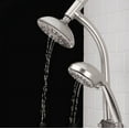 thumbnail image 4 of Glacier Bay 6-Spray Wall Bar Rain Can Showerhead with 6-Spray Hand Shower in Brushed Nickel, 4 of 4