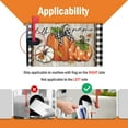 thumbnail image 3 of Fall Hello Pumpkin Welcome Mailbox Cover Magnetic Standard Size 21"x19", Autumn Thanksgiving Decorative Post Letter Box Wrap Decor, Buffalo Plaid Farmhouse Rustic Garden Yard Outdoor Decoration, 3 of 6