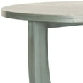 thumbnail image 4 of SAFAVIEH Rhodes Solid Rustic Round Pedestal Accent Table, Barn Blue, 4 of 5