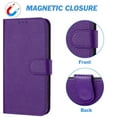 thumbnail image 3 of compatible Google Pixel 6 Pro Case, Litchi Grain PU Leather Folio Cover Magnetic Closure Flip Wallet Card Slots Stand Case With Hand Strap,Brown Cheap and fine, 3 of 5