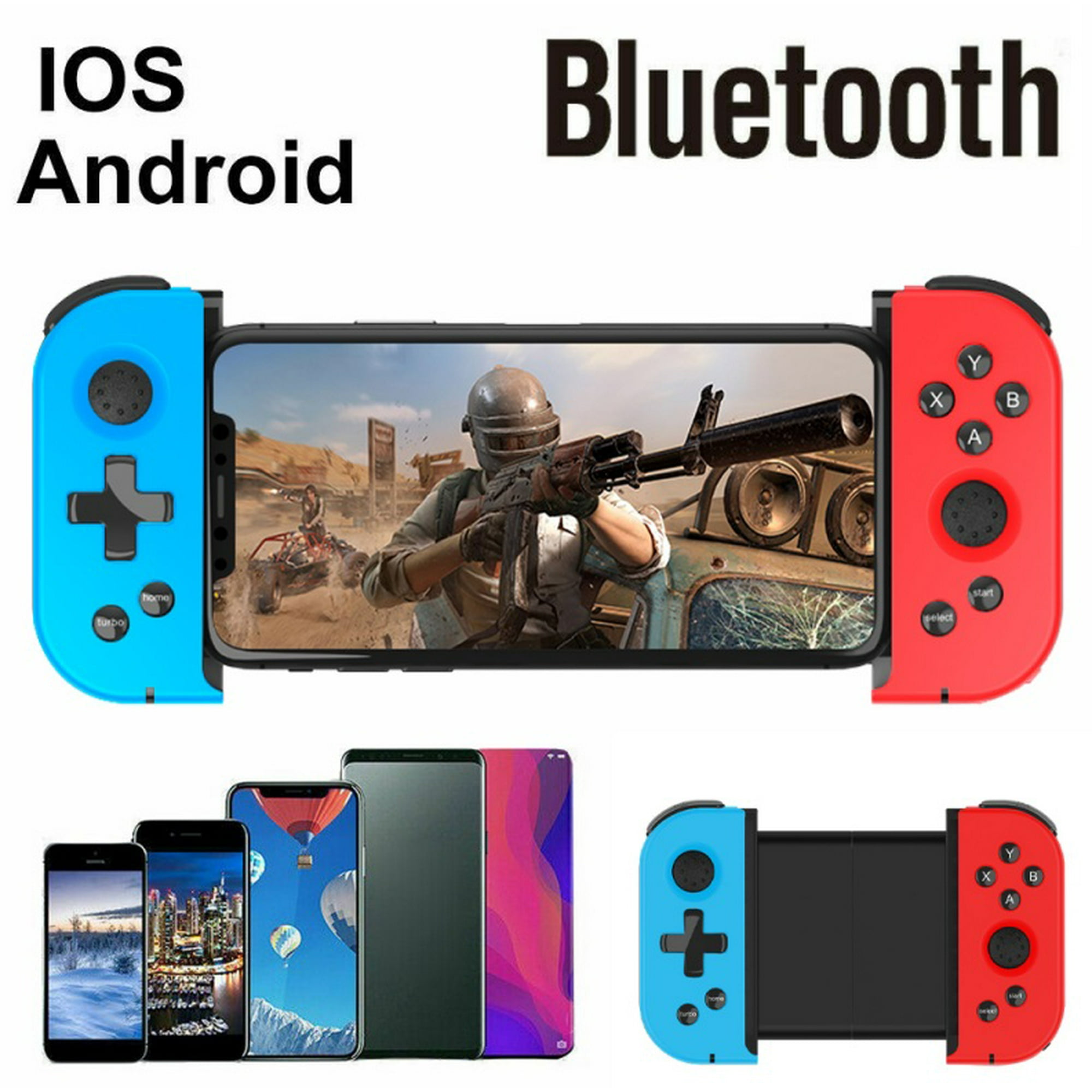 Bluetooth Game Controller Wireless Gamepad Telescopic Gamepad Joystick For  Android Mobile Phone Game Handle Color:Red blue - Walmart.ca