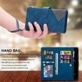 thumbnail image 4 of Decase Premium Retro Leather Wallet Case for Samsung Galaxy S25 Ultra, Multi-functional Zipper Wallet, Handbag with Card Holder, Kickstand Design, Stylish PU Leather Case with Magnetic Closure,Blue, 4 of 8