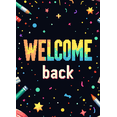thumbnail image 3 of Colorful Welcome Back Banner with School Elements Books Pencils Balls Stars Background Party Decorations for School Opening Ceremony Classroom Decor Photo Booth Backdrop Event Decorations, 3 of 3