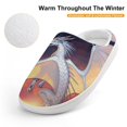 thumbnail image 4 of Kids Dragon Wings Of Fire Slippers Anti-slip Fluffy Fuzzy House Slippers Warm Soft Plush Winter Fluffy House Shoes for Boys Girls, 4 of 7