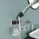 thumbnail image 2 of Bearachild Soporte para cabezal de ducha de baño con gran capacidad de carga, montaje en pared no perforado para colgar en la pared Juegos de accesorios de baño negro, 2 of 6