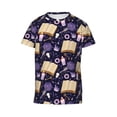 thumbnail image 4 of Wukai Lavender Flowers Youth Unisex Short Sleeve T-Shirt for Boys, Girls, Teens, and Kids-Large, 4 of 7
