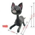 thumbnail image 4 of Muñecos de peluche de fideos y moño YUBINGJIE 2 piezas 30cm Gato y perro, 4 of 5