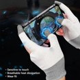 thumbnail image 2 of Dual Touch Screen Gaming Gloves High Sensitivity Sweat-Proof Seamless Gaming Gloves - White, 2 of 5