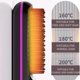 thumbnail image 5 of Cepillo alisador de pelo inalámbrico con calentamiento cerámico rápido, 3 temperaturas, protección anti-quemaduras, recargable por USB., 5 of 5