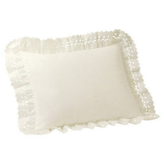 Fresh Idea Ruffled Eyelet 2-Pack Pillow Shams
