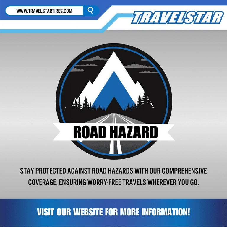 Travelstar Radial Trailer Tire - ST175/80R13 8 Ply 97M Load Range