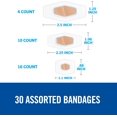 thumbnail image 3 of shiyou-™ Clear Waterproof Bandages 588-30-CA, Assorted Sizes, 30/Pack, 3 of 4