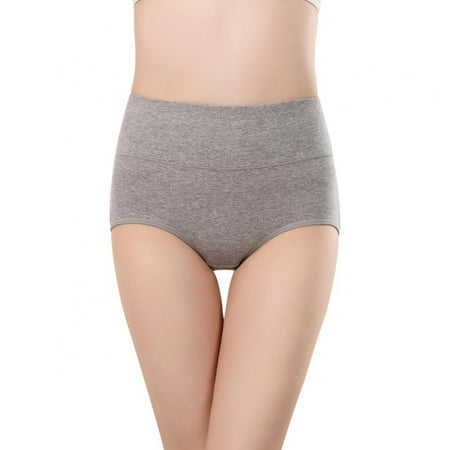 

Women Panties High Waist Belly Panties Cotton Seamless Briefs Buttock Underpants Lady Solid Color Slim Briefs