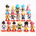 thumbnail image 1 of Set Dragon Ball Son Goku Gohan Vegeta Gogeta Piccolo Majin Buu Cell Kamesennin Q Versión Mini PVC Juguetes Muñecas Figuras Gao Jinjia LED, 1 of 2