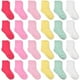 thumbnail image 1 of Gentaby 24 Pares De Calcetines Para Niñas - 4 De Cada Uno: Rosa/Rosa Claro/Rosa/Amarillo/Menta/Blanco Niños Pequeños A Adolescentes De 4 A 7 Años, 1 of 5