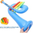 thumbnail image 3 of Yazoeia 3pcs Inflatable Musical Instrument Musical Instruments Balloons Inflatable Rock Band Instrument Saxaboom Disco Hip Hop Kids Trumpet Saxophone Trumpet Toys Piano PVC Portable CJC912-203948, 3 of 9