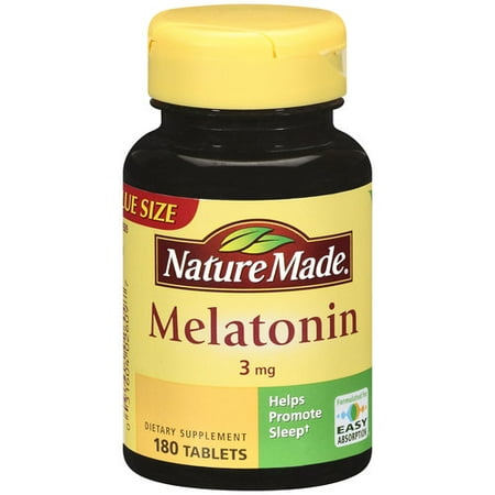 Nature Made Melatonin Tablets, 180ct