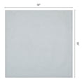thumbnail image 6 of REGALWOVEN Pack of 6 Cotton Cloth Napkins - Washable and Reusable for Restaurant, Weddings, Events, and Parties Light Blue 18x18inch, 6 of 6