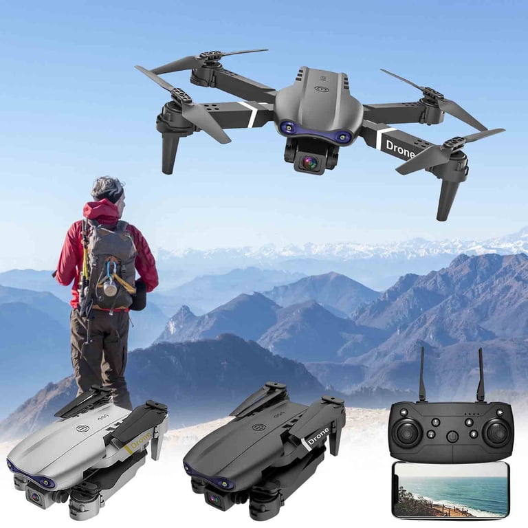 SIMREX X800 Foldable Drone With 1080P Camera - 22 Min Flight Time, Auto-Follow, One Key Start For Beginners