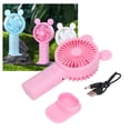 thumbnail image 3 of Handheld Fan, Lightweight Handheld Fan Mini Desk Fan Plastic USB Battery Dual Drive Built In Lithium Battery Fan For Summer, 3 of 8