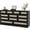 Black, variant on 12 Drawer Wood Dressers for Bedroom, Wooden Dressers for Adult Bedroom, Modern TV Stand Dresser for 65 inch TV, 61" Wide Chest of Drawers for Living Room, Closet, Hallway