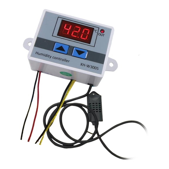 Lerpwige Humidity Controller 0~99%RH Hygrometer Switches Controller for Greenhouse
