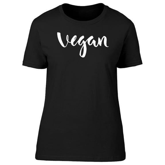 Vegan White Font Inspiration T-Shirt Men -Image by Shutterstock, Male 3X-Large