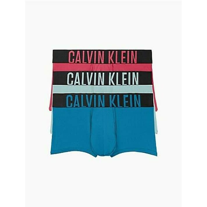 Calvin Klein NB2593 Men's Multicolor Polyester Low Rise Trunk Underwear  UW49 (Medium) 