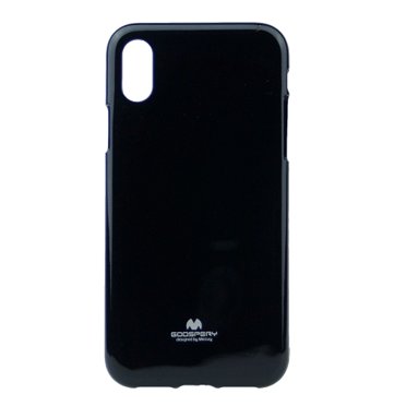 TopSave Goospery Étui Souple en TPU Jelly pour iPhone XR (6,1 Pouces), Noir