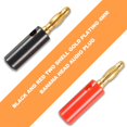 thumbnail image 3 of EIMELI Banana Plugs Black-Red Bananas Clips as Speaker Wire Connector Audio Wires Cable Connecting Accessory Tools for Automobiles, 3 of 10