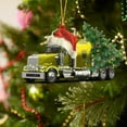 thumbnail image 5 of chaungfeng Christmas Truck Pendant, Automotive Christmas Ornaments, Vehicle Themed Decor, for Auto Enthusiast, Gift, Tree, 5 of 6