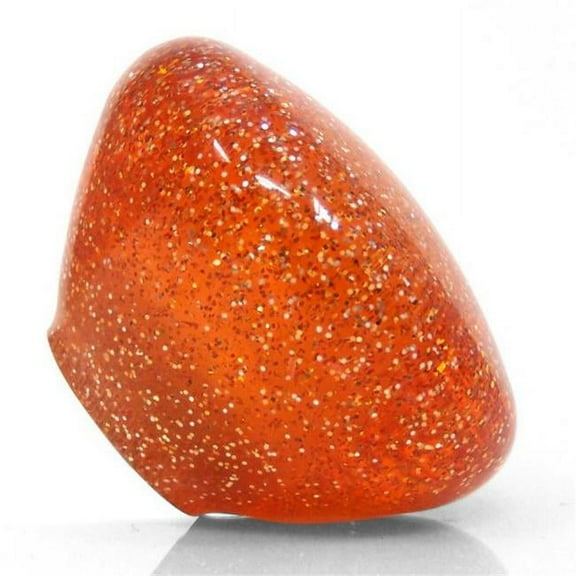 American Shifter 236 Retro Clear Amber with Sparkle Shift Knob with Metal Flakes