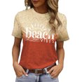 thumbnail image 2 of Aloohaidyvio Graphic T Shirts for Women,Summer Women's Vintage Beach Shirt Spring Short Sleeve Crew Neck T-Shirt 2024 Casual Graphic Tees, 2 of 5