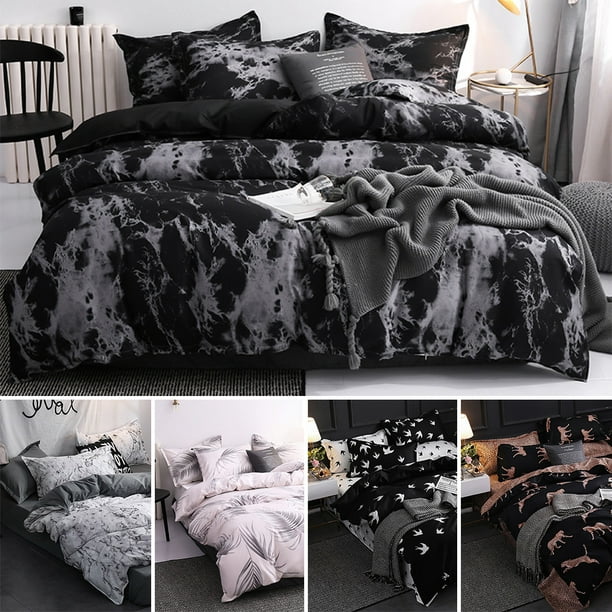 Soft Quilt Duvet Cover Bedding Set Bed, Cool Super King Size Bedspread