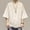 Khaki, variant on Men's Cotton Linen Shirt Tang Suit Shirt 3/4 Sleeve Traditional Kung Fu Uniform Chinese Frog Buttons Lightweight Jacket Summer Blue