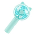 thumbnail image 2 of Mini Handheld Fan USB Rechargeable Outdoor Low Noise Travel Small Pocket Fan Light blue, 2 of 8