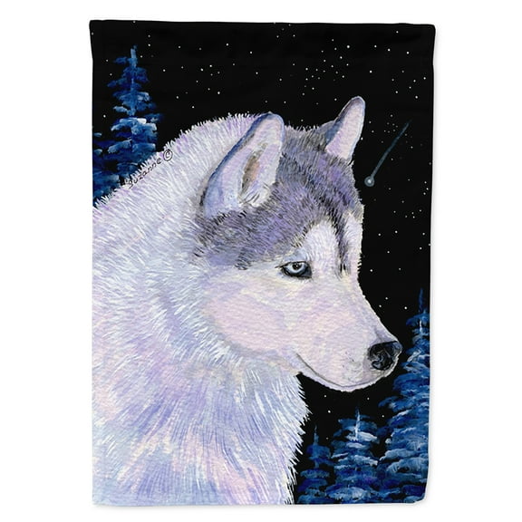 Siberian Husky Garden Flag