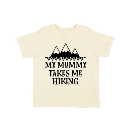 

Inktastic Hiker Mommy Takes Me Hiking Gift Toddler Boy or Toddler Girl T-Shirt