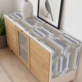 thumbnail image 4 of Yellow Gray Table Runner - 70 Inch Long, Kitchen Dining Table Runner Dresser Scarves, Rustic Vintage Shabby Mottled Wood Grain Farmhouse Decor for Coffee Tables Wedding Party Banquet, 4 of 8