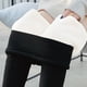 thumbnail image 2 of Gibobby leggings yoga Leggings de entrenamiento de felpa de color sólido grueso de longitud completa de cintura alta elástica para mujer（Negro， XL), 2 of 5
