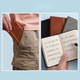 thumbnail image 3 of Denhf Lined Pocket Journal Notebook, A7 Small Hardcover Notebook, Portable Mini Journal for Writing and Note Taking, 200 Pages Note Pads, Office Supplies, Classroom Must Haves, 4.3" x 3", Dark Green, 3 of 6