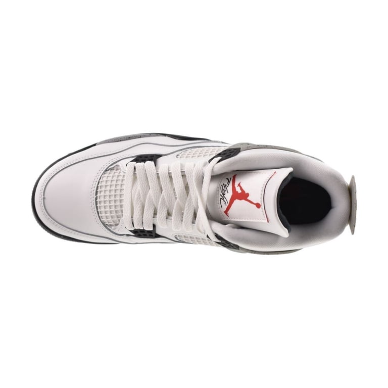 Jordan 4 Retro White Cement (2025) (Summit White/Fire Red-Tech