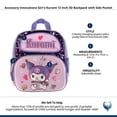 thumbnail image 4 of Accessory Innovations Girl's Kuromi 12 Inch 3D Backpack with Side Pocket, 4 of 4