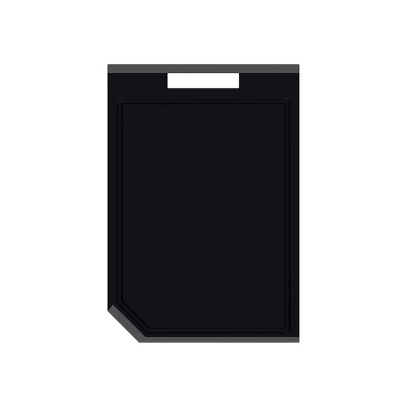 Tabla de picar Polipropileno Negro Tramontina TRAMONTINA Churrasco Black 25058100
